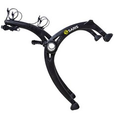SARIS 車輛自行車架 BONES EX 2-BIKE + 車牌套裝, 1組, 黑色