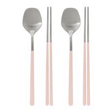 Maison Objet Ciel Delight 湯筷組, 櫻花粉, 2套, 湯匙 + 筷子