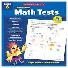 Scholastic Success with Math Tests Grade 6, ScholasticInc