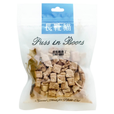 Puss in Boots 長靴貓 全齡貓 凍乾鰹魚丁, 鰹魚丁, 35g, 1包