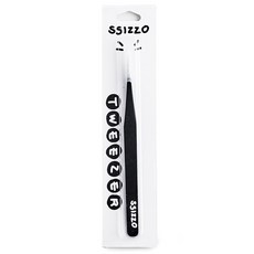 Sea Jow Pro Grip Ultra Flat鑷子, 1個, 黑色