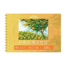 DOOSUNG PAPER 藝術王子春季素描本220g D01, 1個, 25張, B5