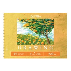 DOOSUNG PAPER 藝術王子春季素描本220g D01, 1個, 14張, 4開