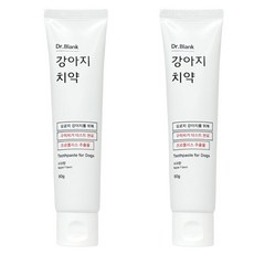 닥터블랭크 강아지 바르는 치약 사과향, 80g, 2개