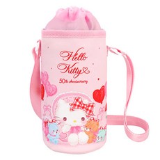 Sanrio 三麗鷗 女童款Hello Kitty可愛水壺收納袋, 粉色