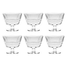 델리글라스 유리 아이스크림볼 340ml TK9003-4, 투명, 6개