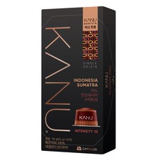 카누 바리스타 머신 전용 캡슐커피 인도네시아 수마트라, 9.5g, 10개입, 1개 9.5g, 10개입, 1개