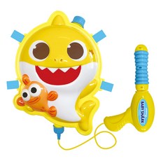 Winnie Connie 碰碰狐鯊魚寶寶背包水槍, 1個, 單色