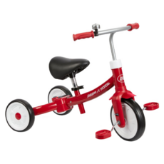 RADIO FLYER 小蜂鳥三合一滑步三輪車, 型號#423Z, 適用年齡1-3歲, 69cm, 紅色