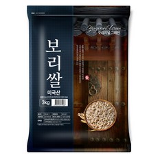 오리지널그레인 미국산 보리쌀, 3kg, 1개
