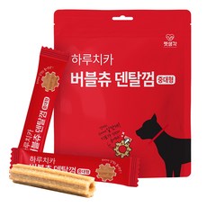 펫생각 강아지 하루치카 버블츄 덴탈껌 중대형 12p, 1개, 168g - 하루올데이강아지껌