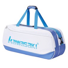 kawasaki 川崎 網球羽球運動包方形 2 層 K1G00-A8901, 白色