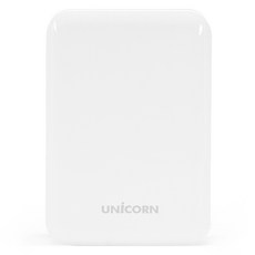 유니콘 일체형 도킹형 흡착식 미니 보조배터리 5000mAh 애플8핀, PB-VC5000, 화이트
