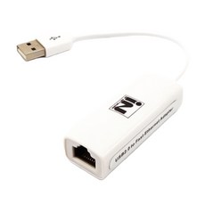 인네트워크 USB 2.0 유선 랜카드 화이트 - 노트북인터넷유선연결에그