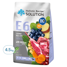 Holistic Recipe SOLUTION 耐吉斯 高齡犬關節保健配方無穀乾糧 E6, 銀髮羊肉餐, 4.54kg, 1袋