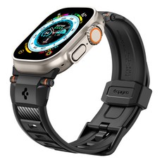 슈피겐 애플워치 스트랩 러기드 울트라 밴드 49 / 45 / 44 / 42 mm AMP07105, 매트블랙