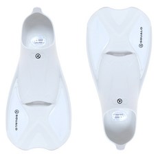 Squalo 優質腳蹼短鰭3+網袋套裝, 白色