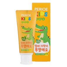 페리오 키즈 저불소 엄마 치약이 투명해요 치약 스텝2, 80g, 1개