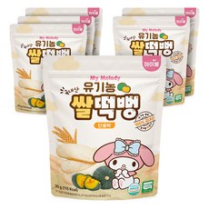 마이멜로디 유기농 쌀떡뻥, 30g, 6개, 단호박맛