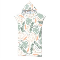女用落葉連帽沙灘禮服