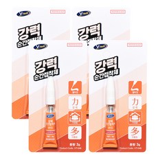 V-tech 凝膠型強力瞬乾膠, 4個