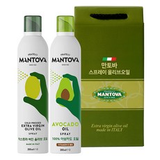 만토바 오일 스프레이 오리지널 200ml + 아보카도 200ml 선물세트