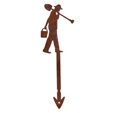 花盆 Decopick Gardening Man B 90 x 250 x 1.2 mm, 腐蝕處理 腐蝕棕色