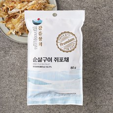강릉상회 순살구이 쥐포채, 1개, 80g