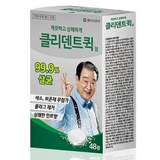 클리덴트 퀵 정 틀니세정제, 48개입, 1개