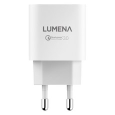 루메나 QC3 PLUS 급속충전기, 화이트, 1개