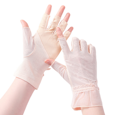 Beo&U 女士蕾絲瑜珈手套雙手套裝, 1組, Light Beige