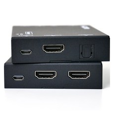 넥스트유 리피터 익스텐더 ARC오디오 POC HDMI UTP 70m 거리 연장기 세트, HV80POC-4K60, 1세트