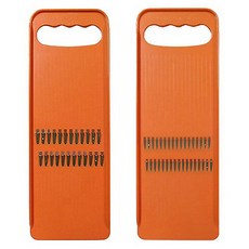 사계절 가는 채칼 3mm + 1.6mm 세트, 주황, 1세트