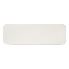 제이테이블 직사각 도자기 플레이팅 굽접시, 화이트, 1개