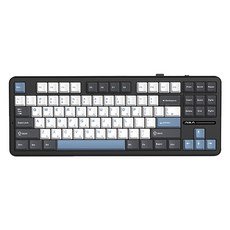 AULA 독거미 유무선 한글 LEOBOG V4 펀키스 기계식 키보드, 인디고 블랙, F87Pro, 회목축