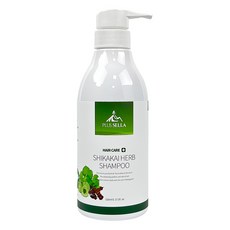 SELLA 임산부 계면활성제 없는 시카카이 무실리콘 허브 샴푸, 1개, 520ml