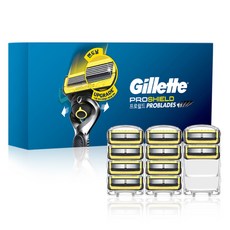 Gillette 吉列 ProShield鋒護潤滑系列刮鬍刀片, 10片, 1個