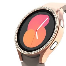 아이엠판다 갤럭시워치 큐빅 케이스 40mm, 로즈골드, 1개