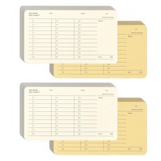 PAPERIAN 一個月目標追蹤器, A黃色+象牙色, 1入, 2個