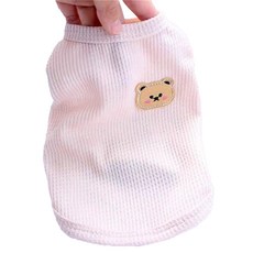 Coco studio Pet Coco Indie Bear 背心, 1個, 淺粉色