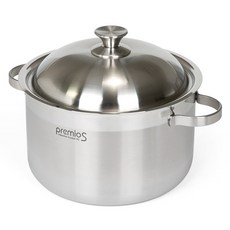 키친아트 인덕션 프리미오S 하이 양수냄비, 실버, 1개, 24cm