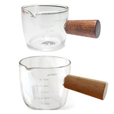 부엌다옴 우드핸들 유리 소스볼 미니 50ml + 소 100ml 세트, 혼합색상, 1세트 혼합색상, 1세트