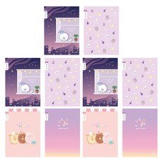아이비스 초등3-6알림장 좁은칸-여12220, 랜덤발송, 10개