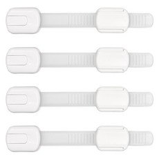 Namo AIL 長度可調式多用途鎖 19cm, 白色, 4個
