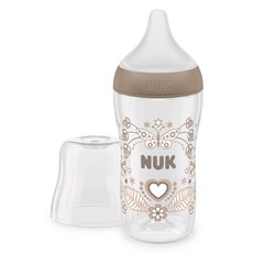 누크 퍼펙트매치 젖병 + 젖꼭지 M 세트, 하트, 1세트, 260ml