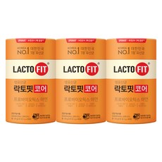 락토핏 종근당건강 코어 유산균 60p, 120g, 3개