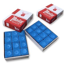 Bucaboncae 撞球粉筆用品, 藍色, 24個