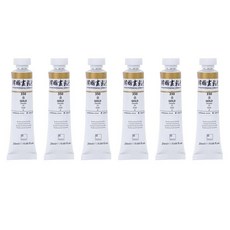 신한화구 전문가 한국화 물감 350 금 6p, 20ml, 1색