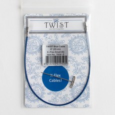 치아오구 yarna 트위스트 블루 케이블 7608-S, 20cm [7608-S], 1개