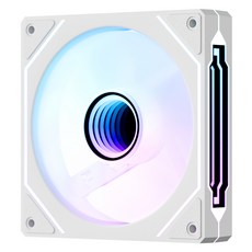 GL120 PWM ARGB普通散熱器, 1個, 白色, Iguju GL120 PWM ARGB